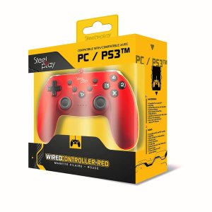 Steelplay - Wired Controller for PC - Metallic Red (PC)