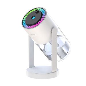 280ml Mini Humidifier RGB Starry Sky Night Light - White