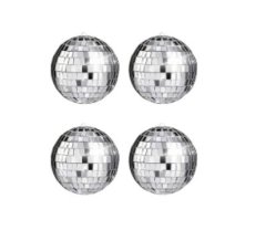 Reflective Round Hanging Decoration Mirror Disco Balls 12 Piece