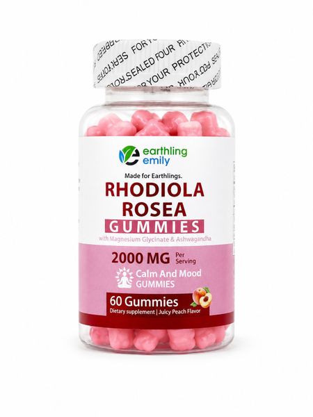 Earthling Emily Rhodiola Rosea Gummies 60s