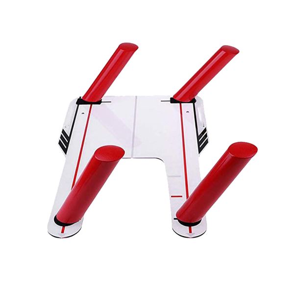 Golf Alignment Trainer Aid Swing Training Speed Trap Practice Base Tool