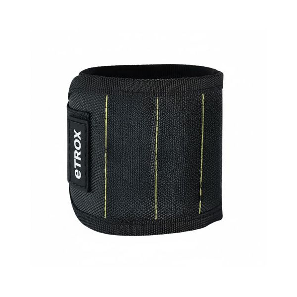 eTROX Strong Magnetic Wristband - Tool &amp; Screw Holder Bracelet (Black)