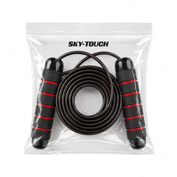 SKY-TOUCH - Jump Rope - Red and Black