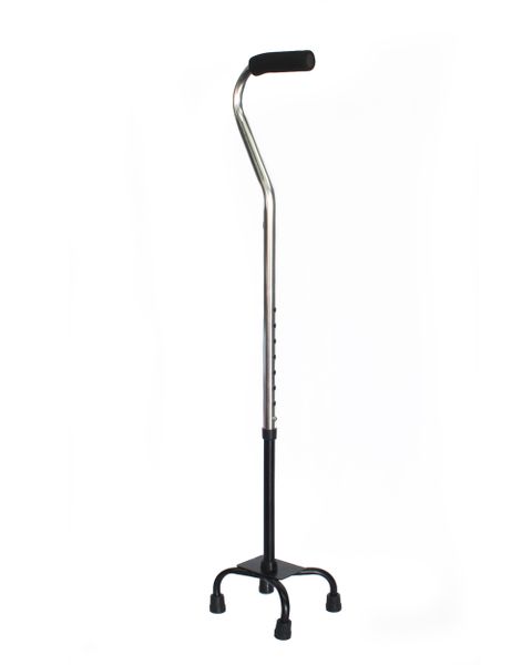 Adjustable Quad Cane Adult Walking Stick