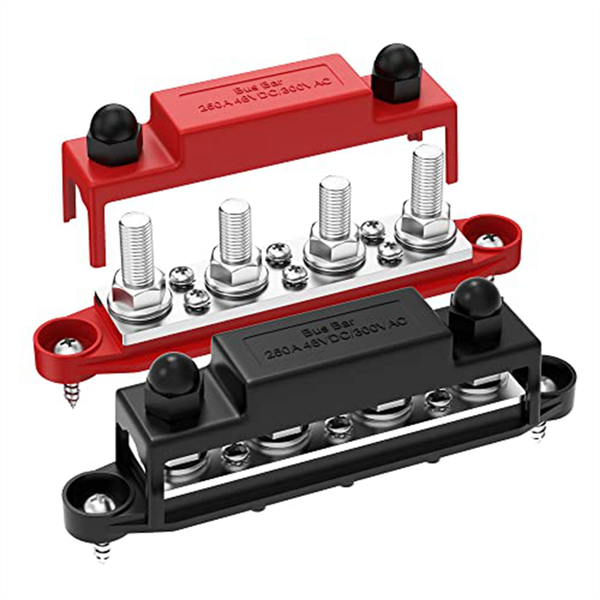 250A 12V Bus Bar Battery Power Distribution Block Car Audio Car Accessories