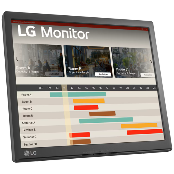 LG 17BR30T 17" Touch Screen Monitor - SXGA 5ms Portable Monitor Screen