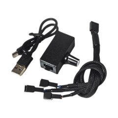 12V 4Pin PWM Fan Governor with 1 to 3 Adapter Cable