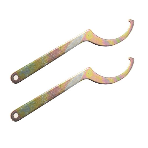 2PCS spring adjuster wrench tool, motorcycle shock absorber spring adjuster