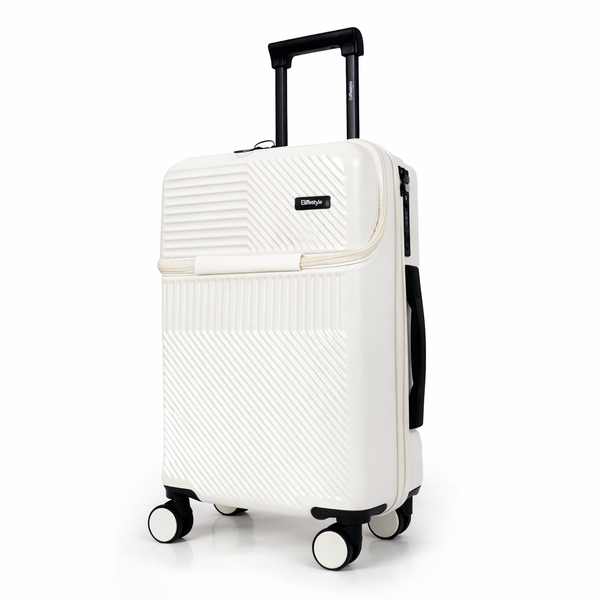 Tokyo Smart 55cm Hardshell Carry-On Suitcase- Laptop Compartment, ABS