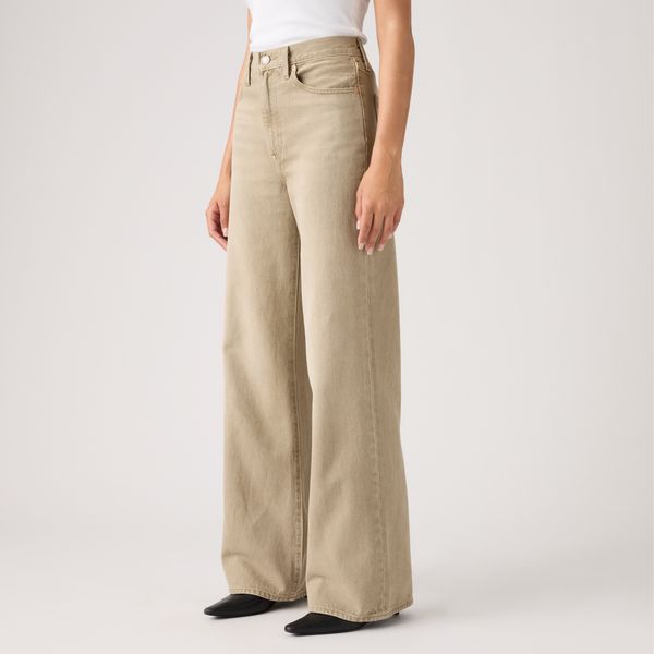 Levi's® Women's Ribcage Wide-Leg Jeans- Brown