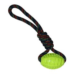 Rubber Ball On Rope Toy