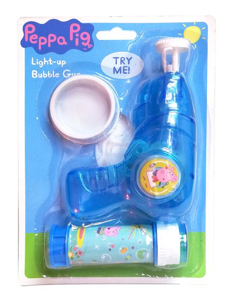 Light Up Bubble Gun Peppa Pig