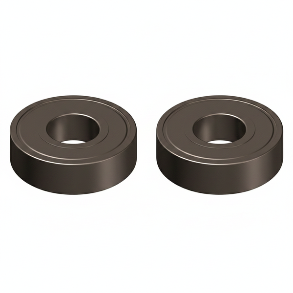 WPW Ball Bearing 9.53mm OD, 4.76mm ID for Machinery and Hobby Use - 2 Pack