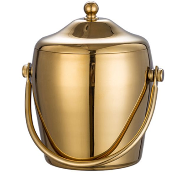 Ktv Bar Utensils Ice Bucket Creative Stainless Steel Ice Bucket(C)