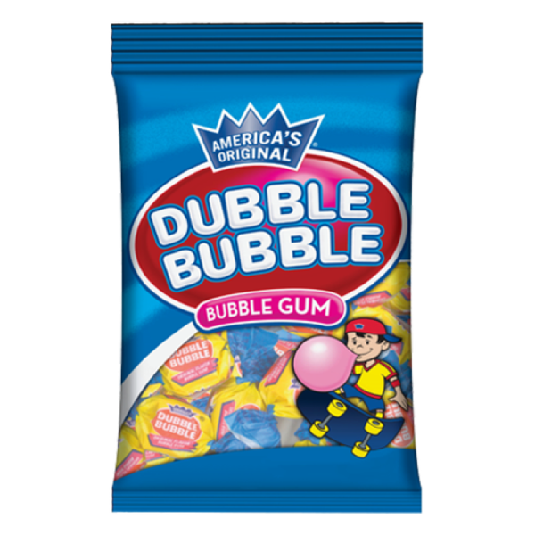 Dubble Bubble Chewing Gum - Bubble Gum - Pack 2