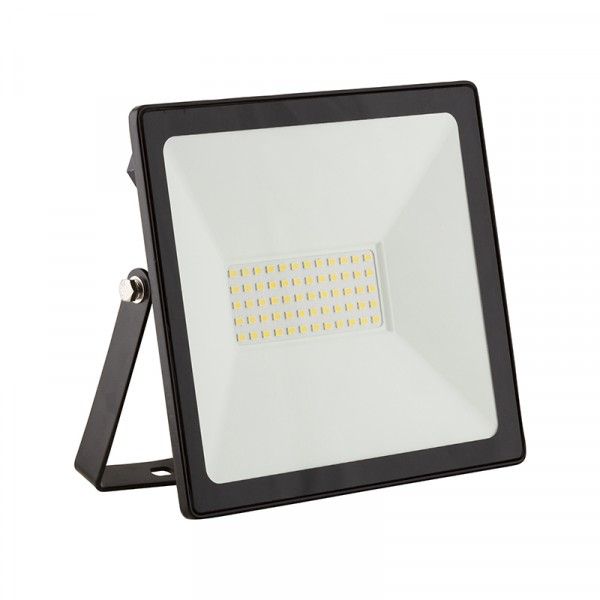 Eurolux LED Floodlight - 50 Watt - 178mm x 150mm x 35mm - Black