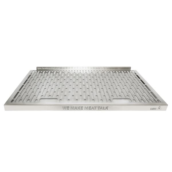 KarooBraai 55 45 Stainless Steel Laser Braai Grid - WE MAKE MEAT TALK