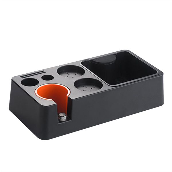 Coffee Accessories Tamping Station , Espresso Tamper Mat Stand Coffee Porta