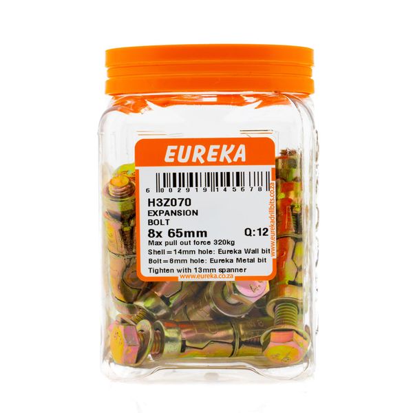 EUREKA Expansion Bolts 8 x 65mm Q:12 H3Z070