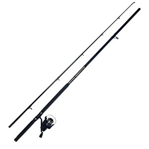 Kingfisher Poseidon Aqua Pak Rod &amp; Reel Combo 12' Silver 2 Piece