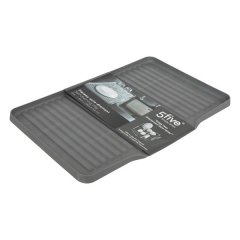 5five Grey Dish Draining Mat 46.5x30cm