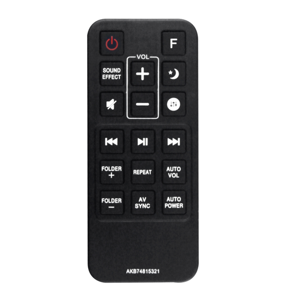 LG AKB74815321 Remote control for Soundbar SH5B SJ5Y SPJ5B-W SJ4Y SPJ47109