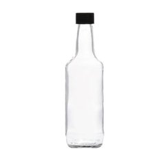 Consol 250ml Glass Sauce Bottle with Screw On Cap - 24 Pack