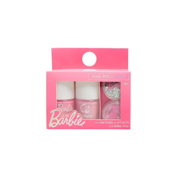 BARBIE By MATTEL Official Licensed Tween Nail Polish Gift Set Fun Kit