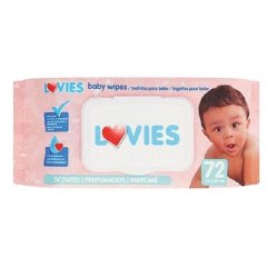 Lovies - Baby Wet Wipes 72 Wipes x 3