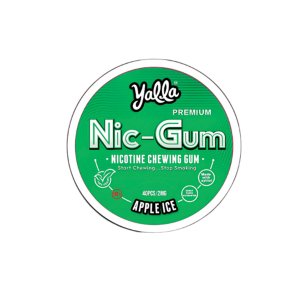 Yalla Nicotine Gum (2mg) 40 Pack - Apple Ice