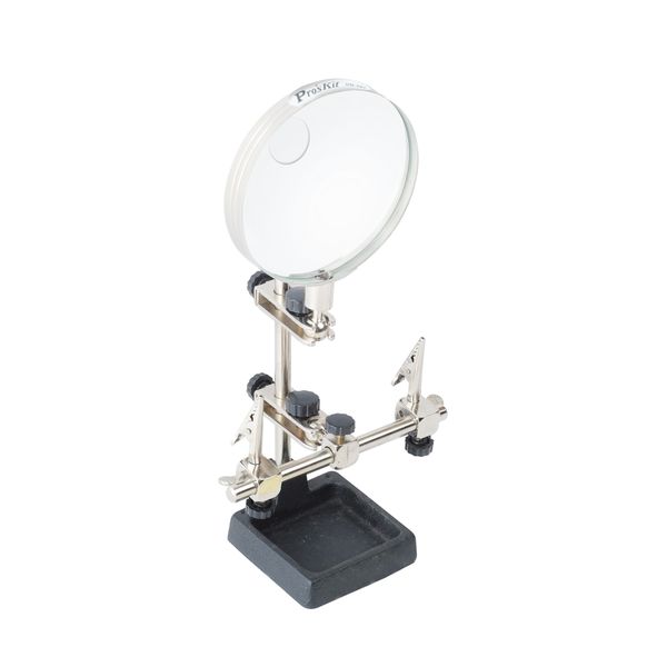PRK SN-392 Helping Hands with 2.5X Magnifier - Stable &amp; Adjustable