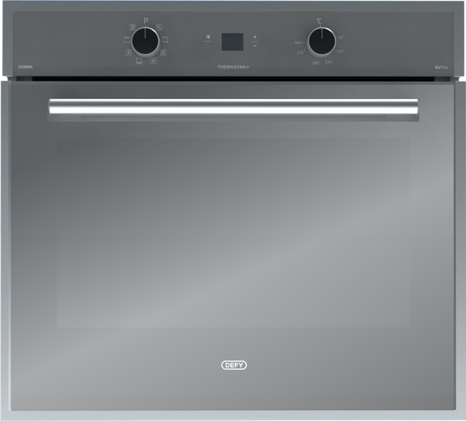 Defy DBO775 70cm Gemini Eye-Level Thermofan+ Oven AirFire Tech - Mirror