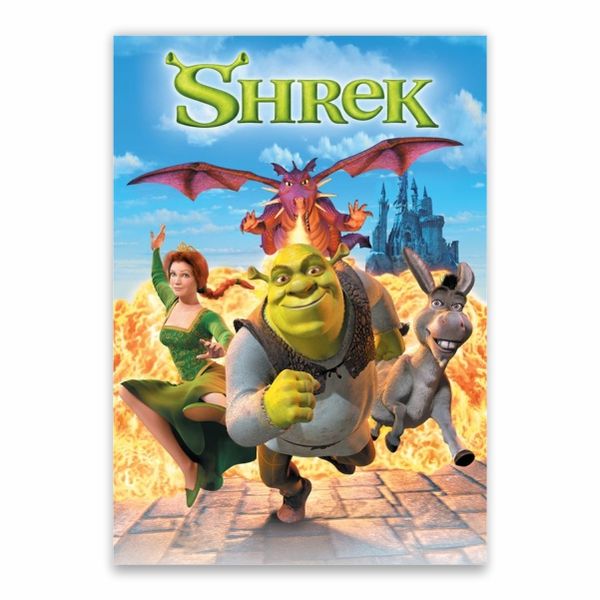 Shrek Dragon Fire Poster - A1