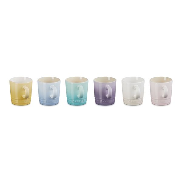 Le Creuset Sorbet Set of 6 Espresso Mugs - 100ml
