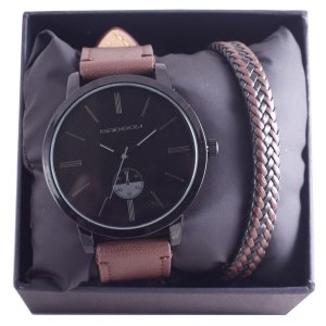 Bad Boy 6065 2.0 PU Watch &amp; Bracelet Set - Gents