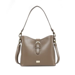Busby Freya Full Leather Hobo Bag Removable Shoulder Strap