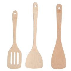 Unpainted Wood Spatulas - 3 Pieces