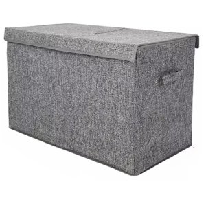 Toy Box Chest with Lid - Large, Collapsible &amp; Sturdy Organizer