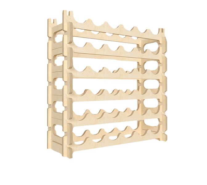36 Bottle Stackable Wine Rack