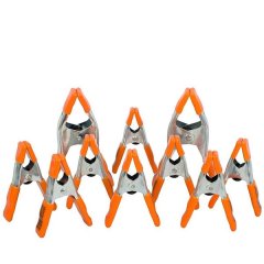 Pony 10 piece Steel Spring Clamp Set 8x1" &amp; 2x2
