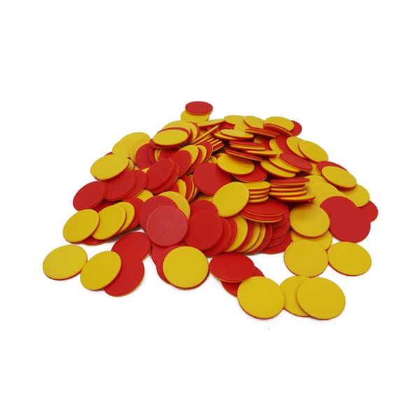 Math Counters - Two Coloured (200 Piece) (Learn Counting, Colours and Math Fun!)