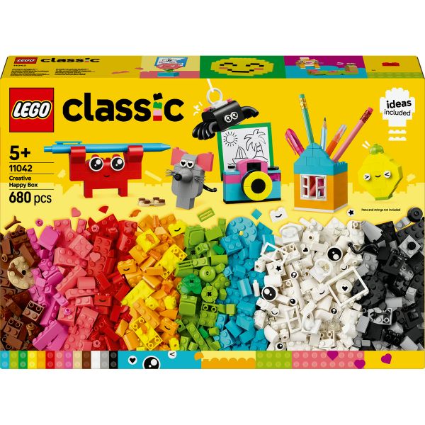 LEGO® Classic Creative Happy Box Colourful Building Blocks Toy 11042