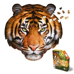 I am Tiger Animal Shaped Jigsaw Puzzle by MADD CAPP - 550 Pieces