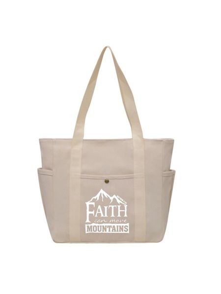 Faith Can Move Mountains Tote