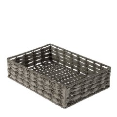 George &amp; Mason - Storage Tray Woven Medium 34x23x8cm - Grey