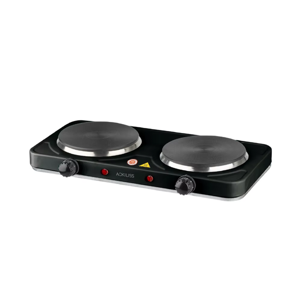 ACKILISS 1000W+1000W Multifunctional Dual-Burn Electric Stove