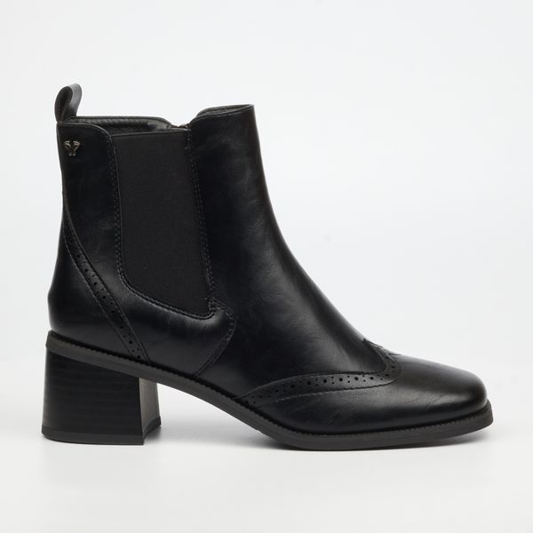Butterfly Feet Nikah 1 Women Faux Leather Ankle Boots - Black