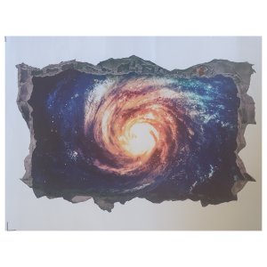 4aKid Small 3D Wall or Floor Stickers - Galaxy