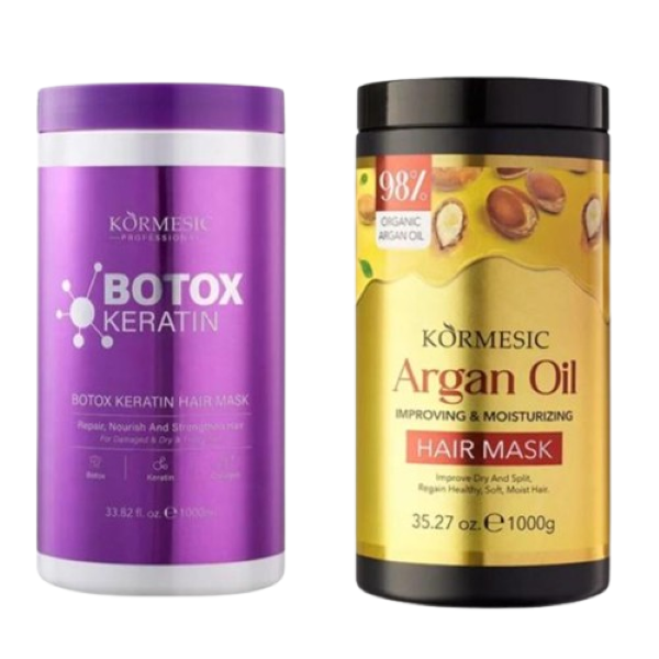 Kormesic Botox Keratin Hair Mask and Argan Oil Hair Mask