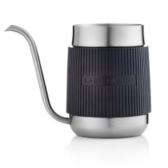 Barista &amp; Co 600ml Shorty Pour-Over Milk Jug - Steel